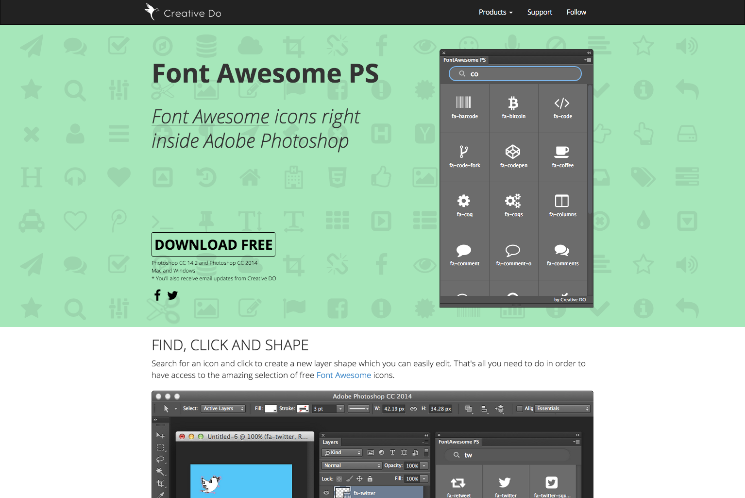 font-awesome-ps | web-crunch.com