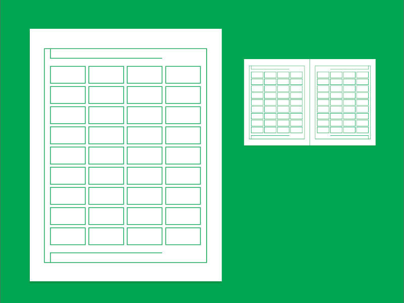 Modular grid illustration